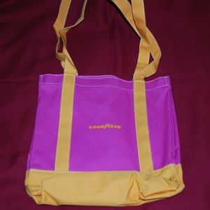 5/$25 REDUCED -- Goodyear Pink & Gold Tote Bag